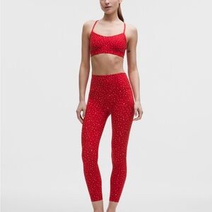 Lululemon Align No line Red heart dot leggings Valentine’s Day